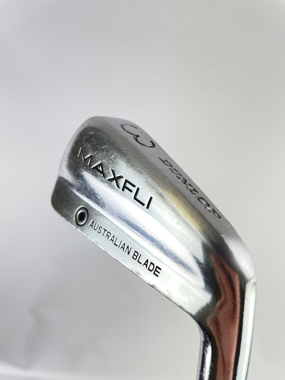 Dunlop Maxfli Australian Blade 3 Iron Regular Flex Steel /Right /New Grip /88833