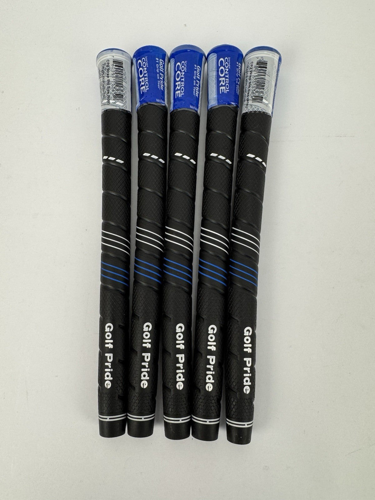 Golf Pride CP2 Wrap Golf Grips (5) Men’s Standard /Black/Blue /New /345040