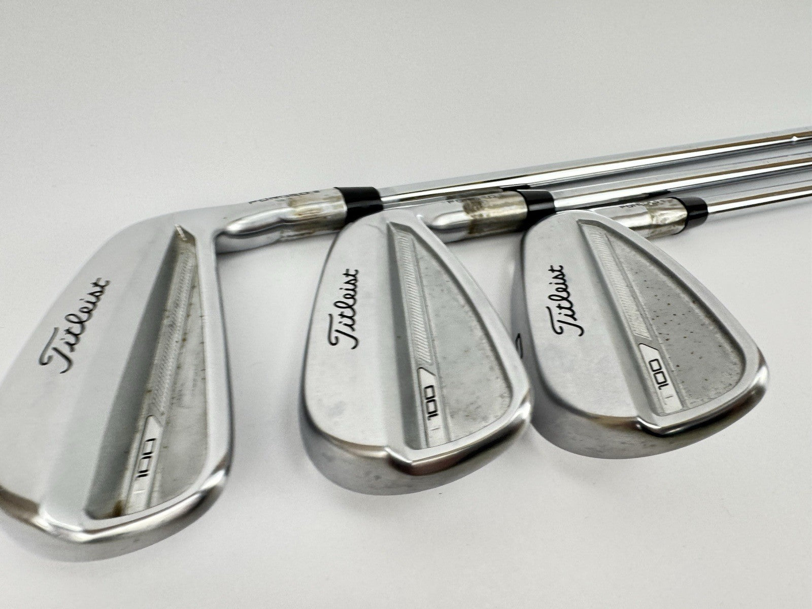 Titleist T100 Irons 6,8+PW Elevate MPH 85 Stiff Flex Steel /Right Handed /326442