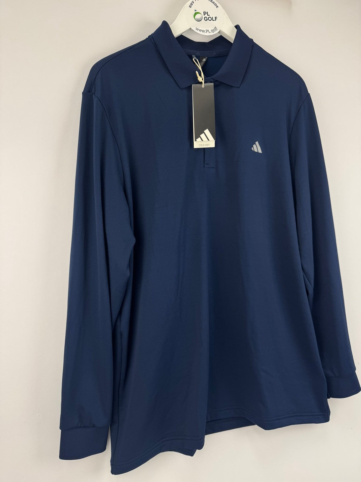 adidas Ultimate365 Cold.rdy Long Sleeve Polo Shirt Navy Size Large/328022