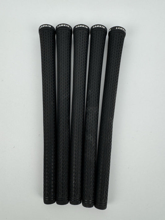 Lamkin Crossline 360 Golf Grips (5) Mens Standard /Black/White /Pulled /313610