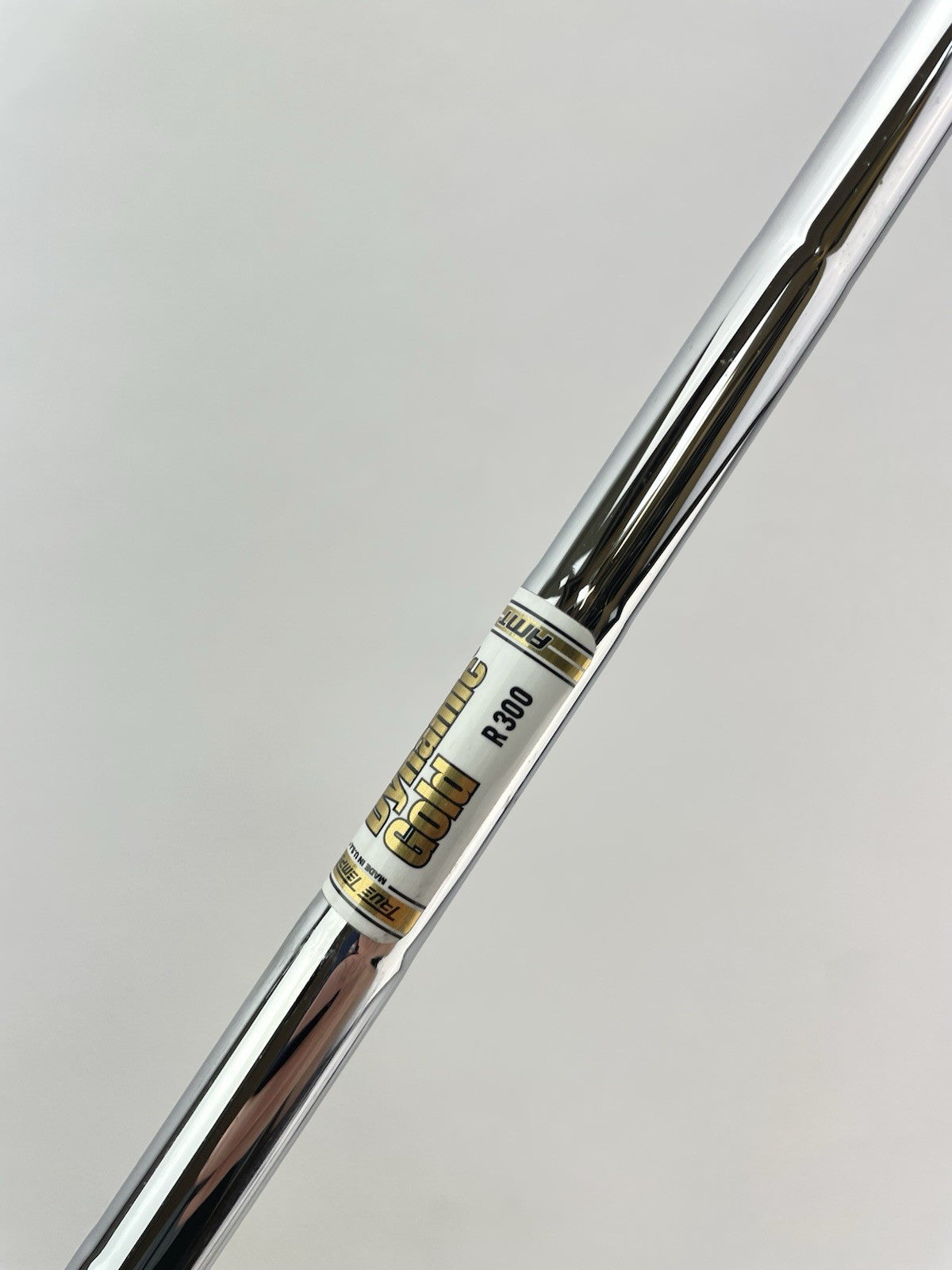 Dynamic Gold AMT Iron Shaft R300 Regular Flex Steel 35.5 /0.355 Tapered /270045