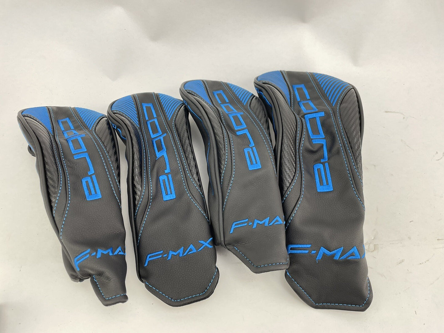 King Cobra Headcover Set (4) Driver + 3 X Fairways /Black/Blue /New0