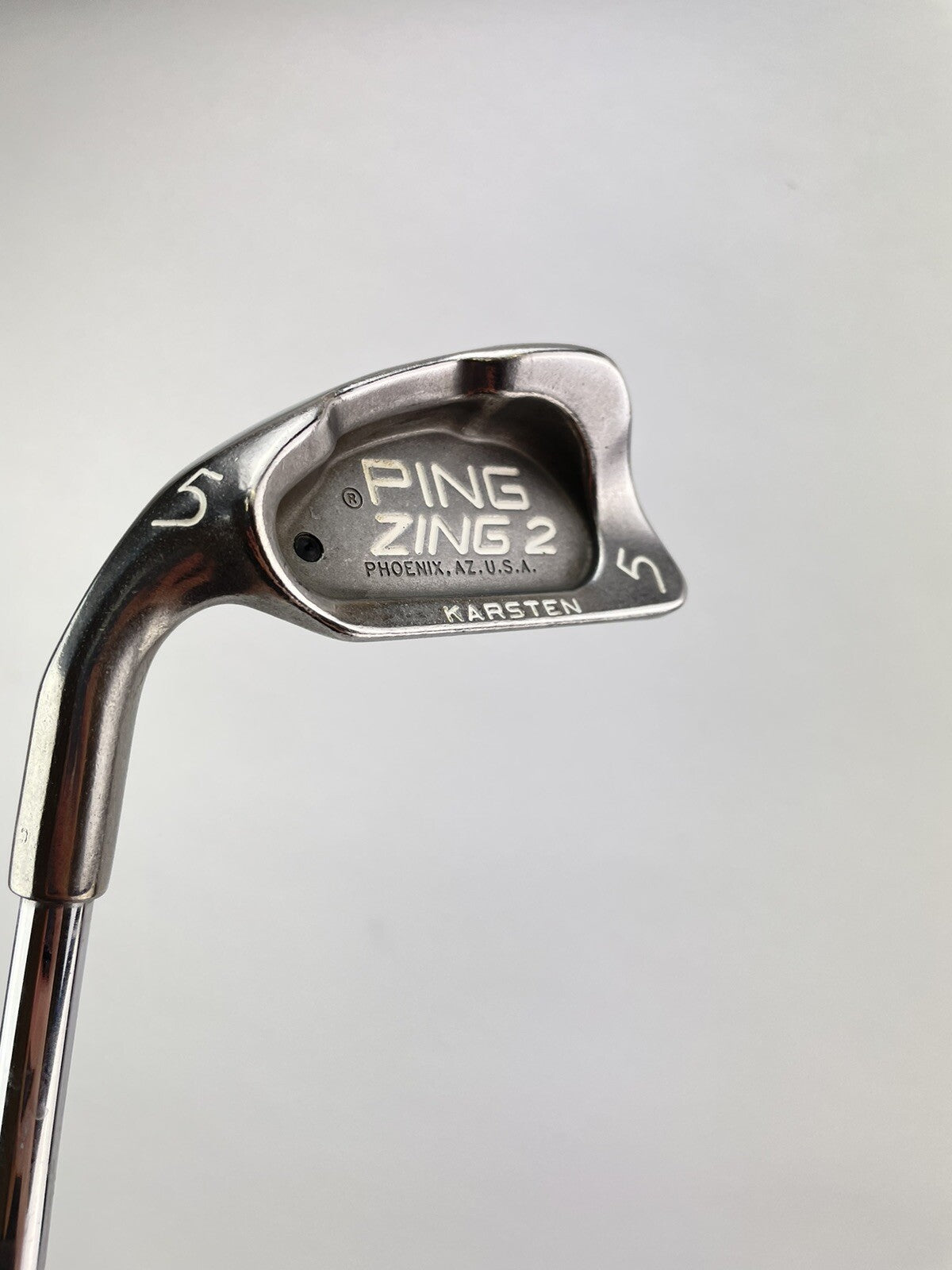 Ping Zing2 5 Iron Black Dot Stiff Flex Steel /Left Handed /New Grip /199864