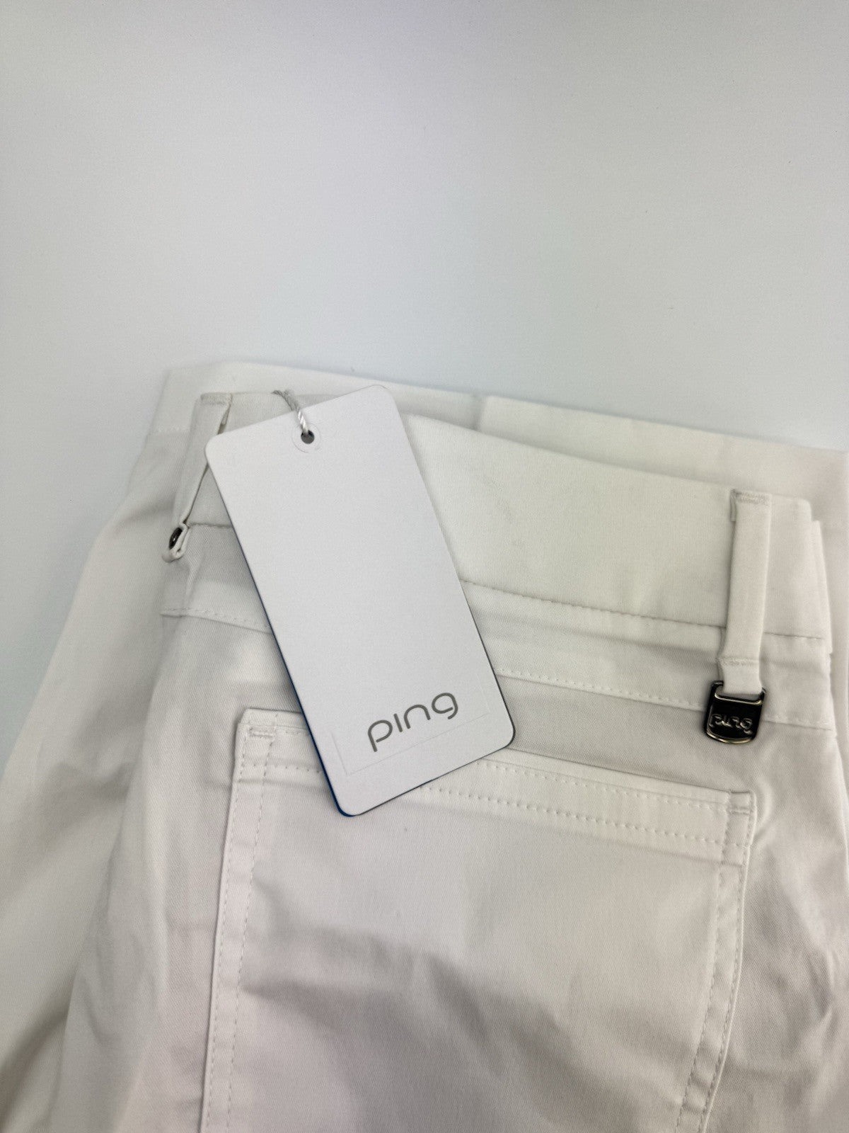 Ping Golf Ladies Shorts Margot UK 10 Waist /White /New /214581