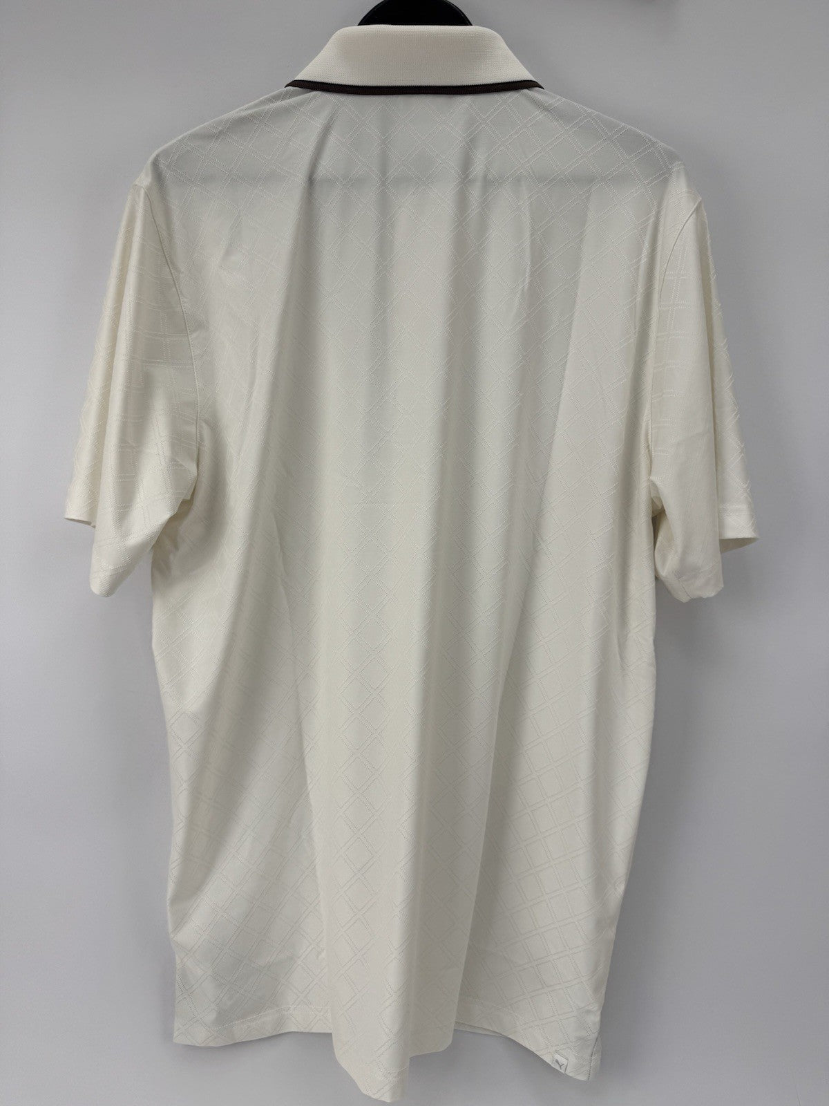 PUMA X Arnold Palmer Tipped Jac Golf Polo Shirt Men's Size M Warm White/353845