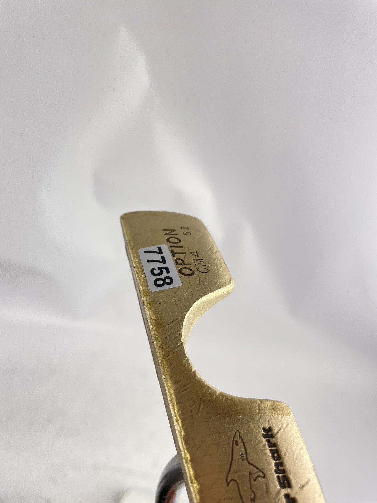 Tiger Shark Brass Putter Option 35.5” Blade /Steel Shaft /Left Handed /775821