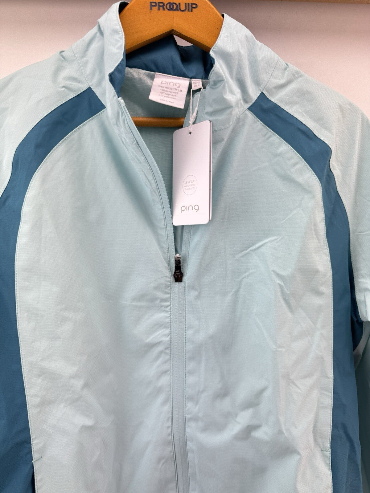 Ping Ladies Waterproof Jacket Freda UK 12 /Full Zip /New /208393