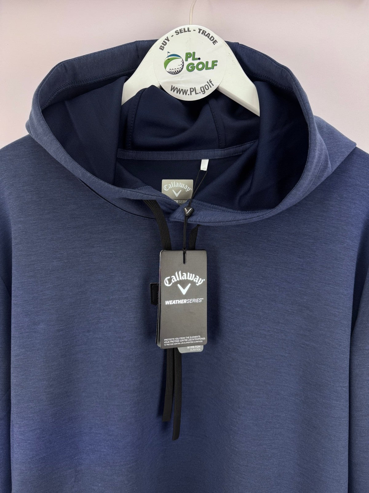 Callaway Weather Series Hoodie Men's XL Peacoat Heather Sports Apparel/323881