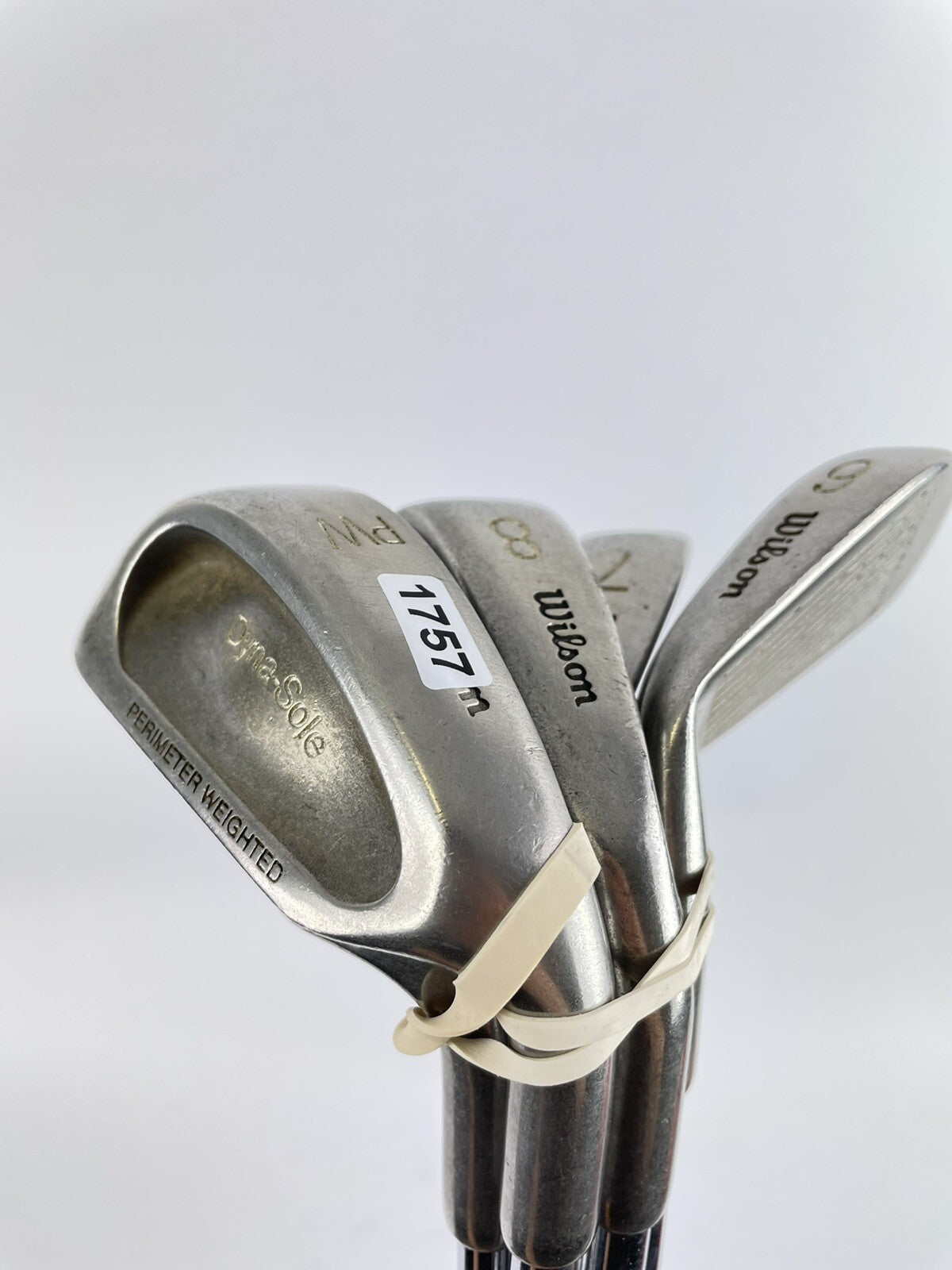 Wilson Irons Mens Dyna-Sole 6-PW Regular Flex Steel /Good Grips /175710