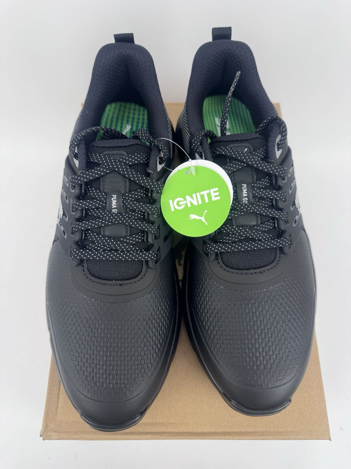 Puma Ignite Elevate 2 Tour Men's Golf Shoes Size UK 8 Black Waterproof/319063
