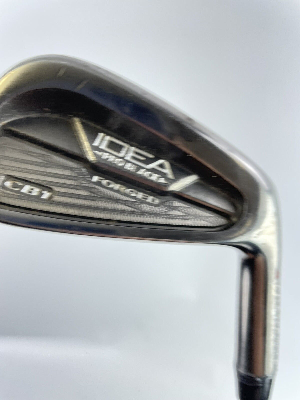 Adams Idea Pro Black Forged 6 Iron CB1 S200 Stiff Steel /Right /New Grip /146462