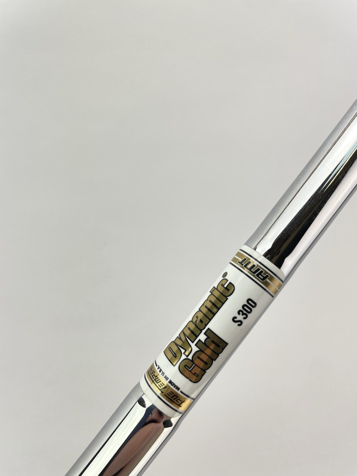 Dynamic Gold AMT Iron Shaft S300 Stiff Steel 35.5” /0.355 Tapered /286094