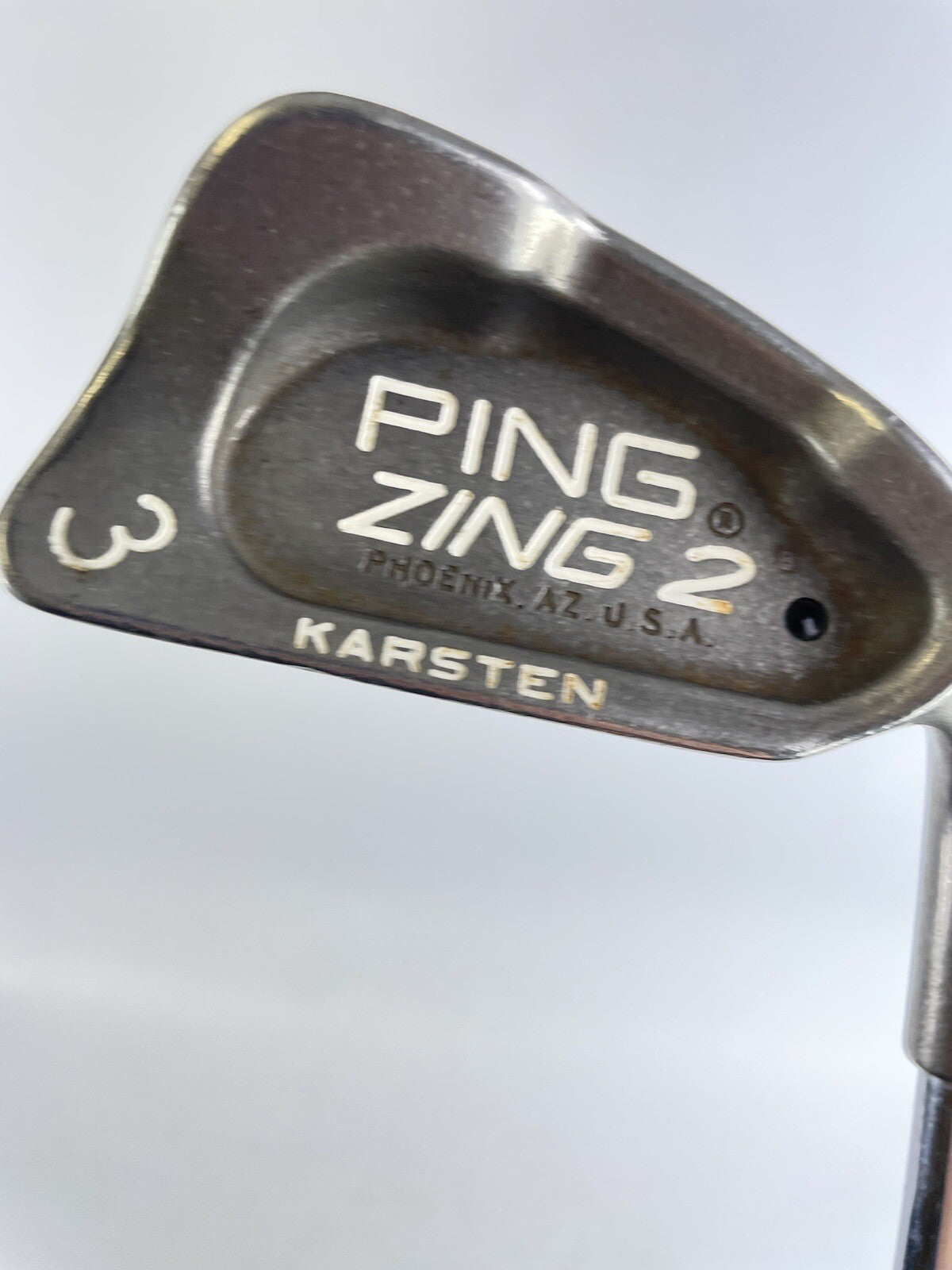 Ping Zing2 3 Iron Black Dot Stiff Flex Steel /Right Handed /New Grip /92272