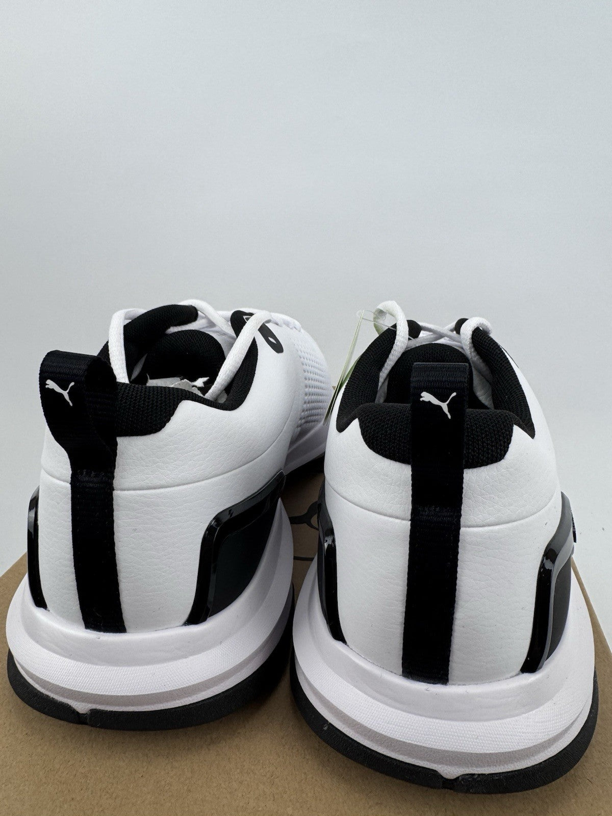 Puma Fusion Foam Fusion Plus Golf Shoes Mens 10.5 White Black Regular Fit/318635