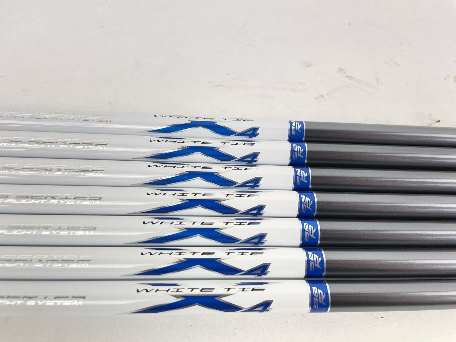 Matrix Ozik White Tie Iron Shaft Set (7) X4 58R Regular Graphite 42”/0.370/138432