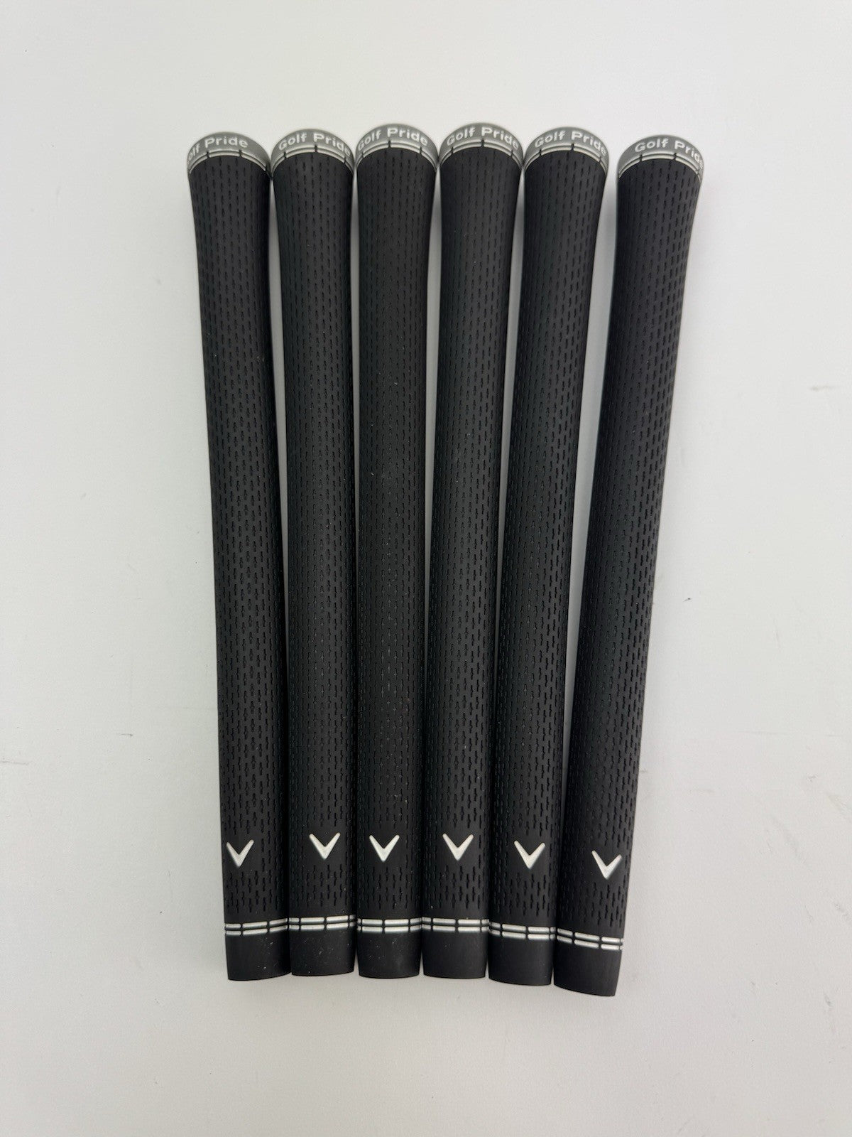 Golf Pride Midsize Tour Velvet 360 Soft Grips (6) Black /Grey /Pulled /336990