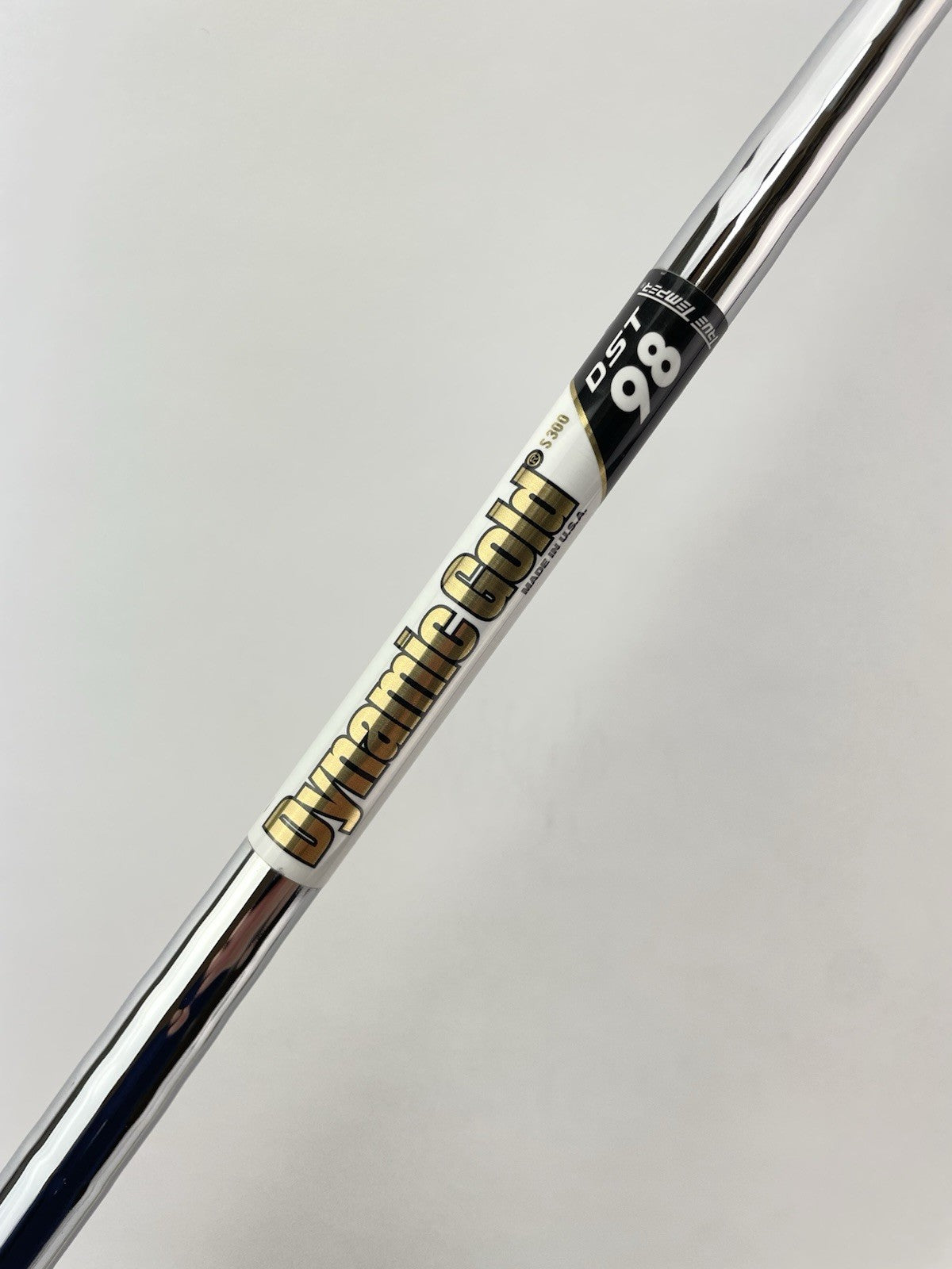 Dynamic Gold DST 98 Iron Shaft S300 Stiff Flex Steel 35.5” /0.355 Tapered /251980