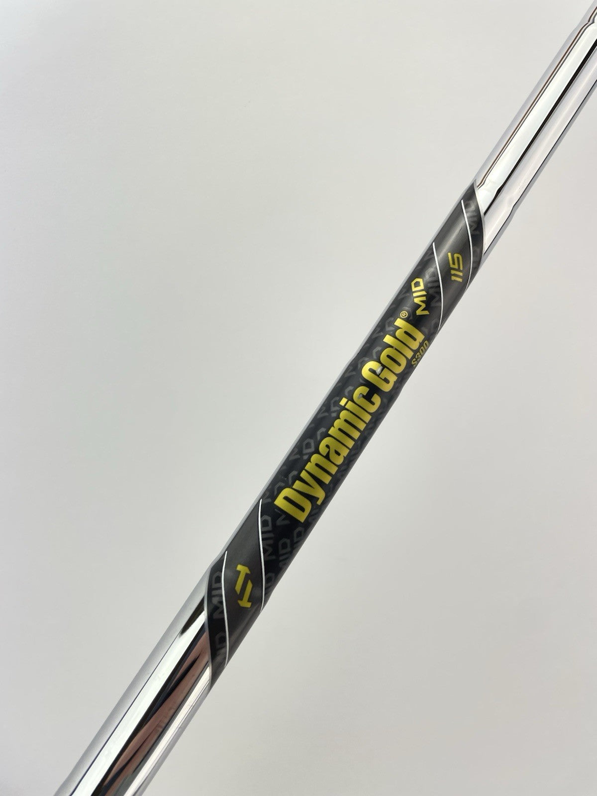 Dynamic Gold 115 Iron Shaft Mid S300 Stiff Flex Steel 36” /0.355 Tapered /299623