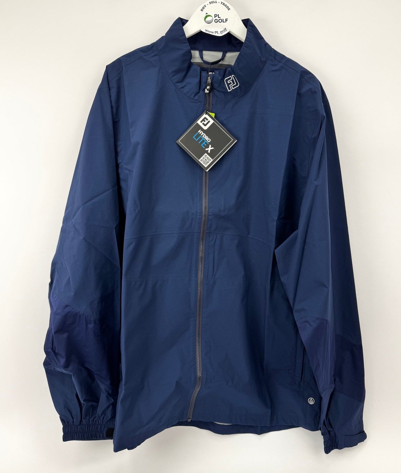FootJoy HydroLite X Jacket Men's 3XL Navy Golf Rainwear PFC Free/334414