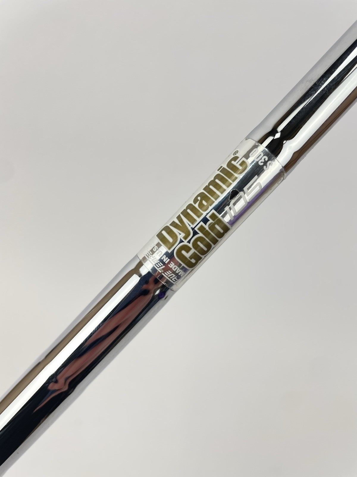 Dynamic Gold 105 Iron Shaft S300 Stiff Flex Steel 35.25” /0.355 Tapered /342891