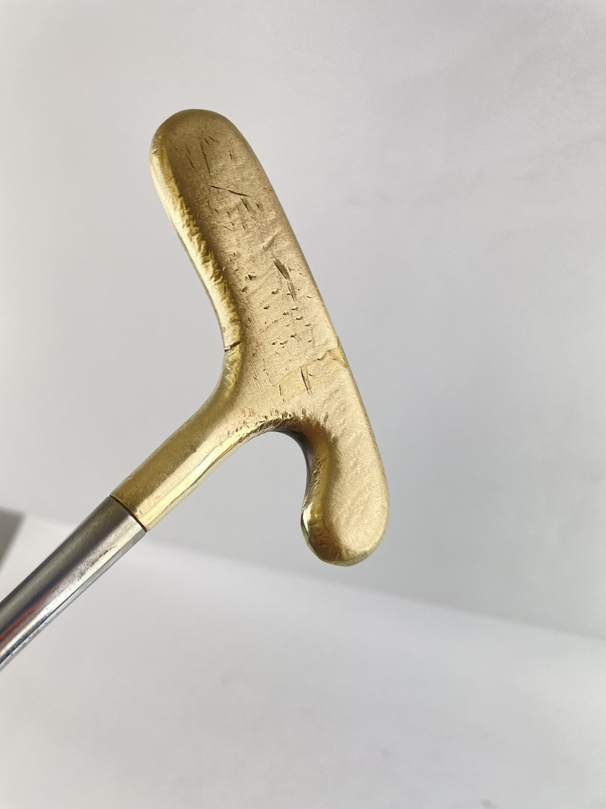 Slazenger Eaglet Blade Putter Brass 36” Steel /Left Handed /New Grip /1081010