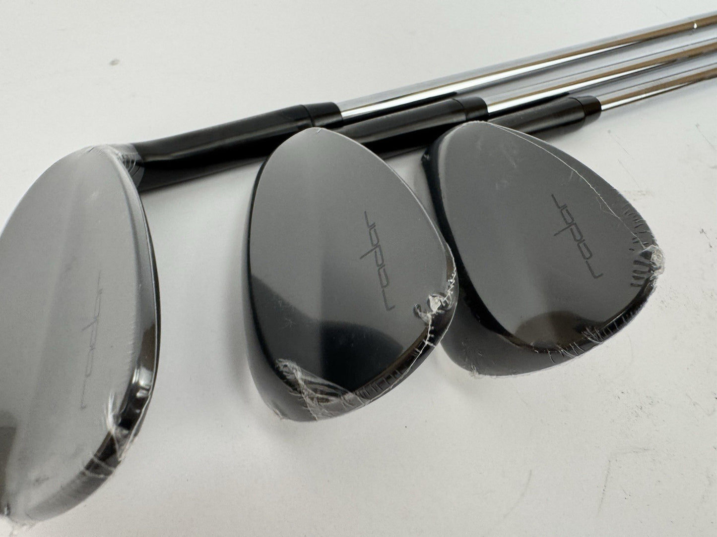 Radar Golf Wedge Set 52,56+60* Blackout Elevate MPH 85 Stiff Steel /New /355572