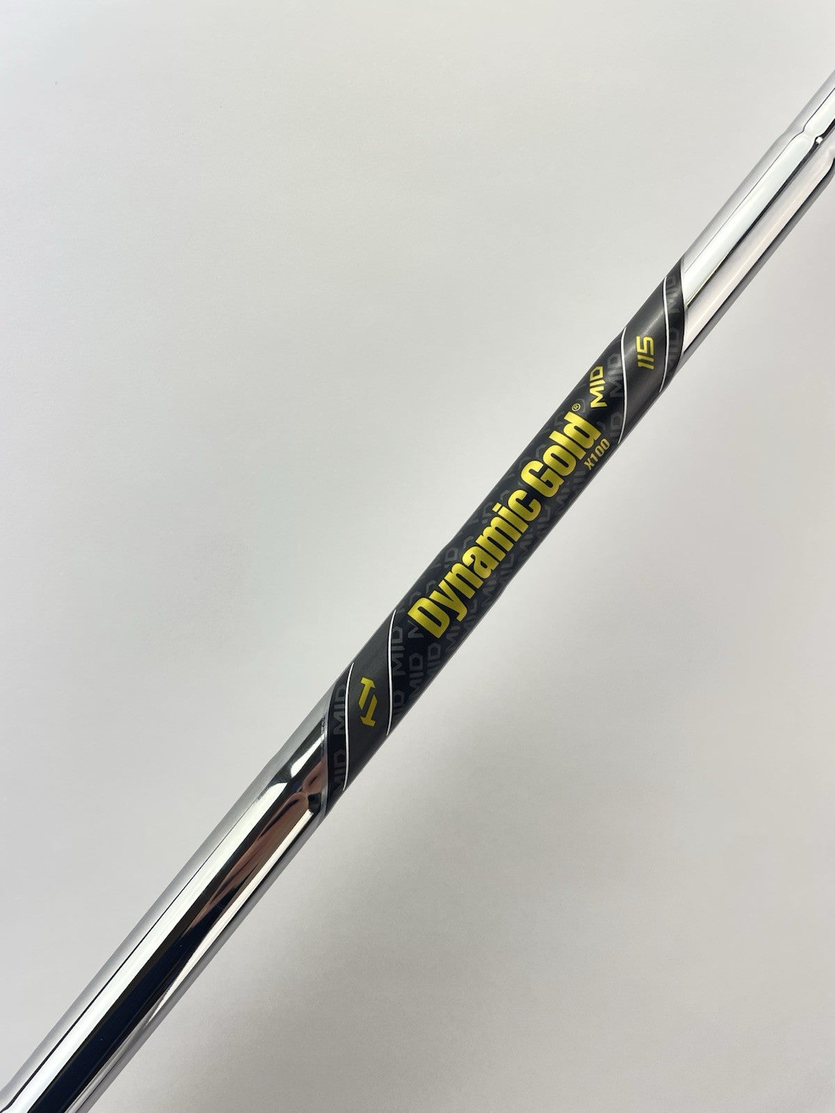 Dynamic Gold Mid 115 Iron Shaft X Flex Steel 35.25” /0.355 Tapered /282080