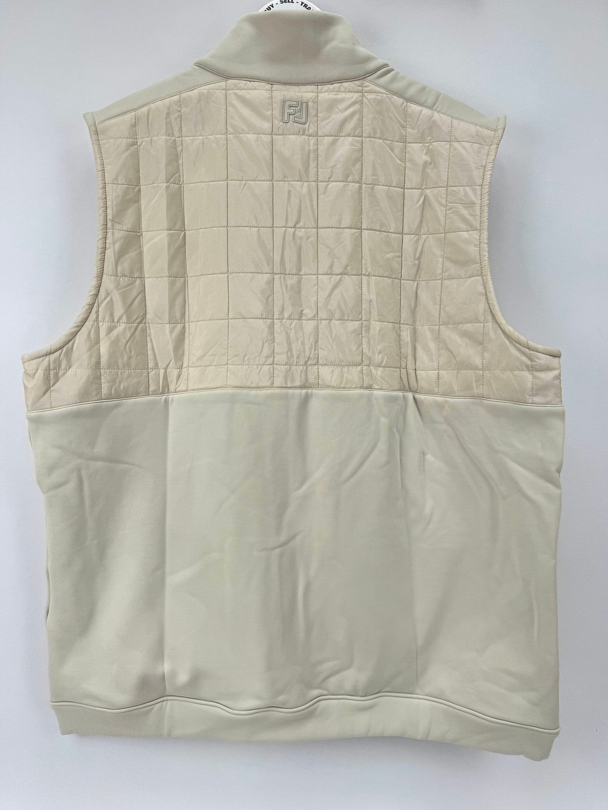 FootJoy ThermoSeries Lightweight Insulated Golf Vest Mens Size L Stone/337546