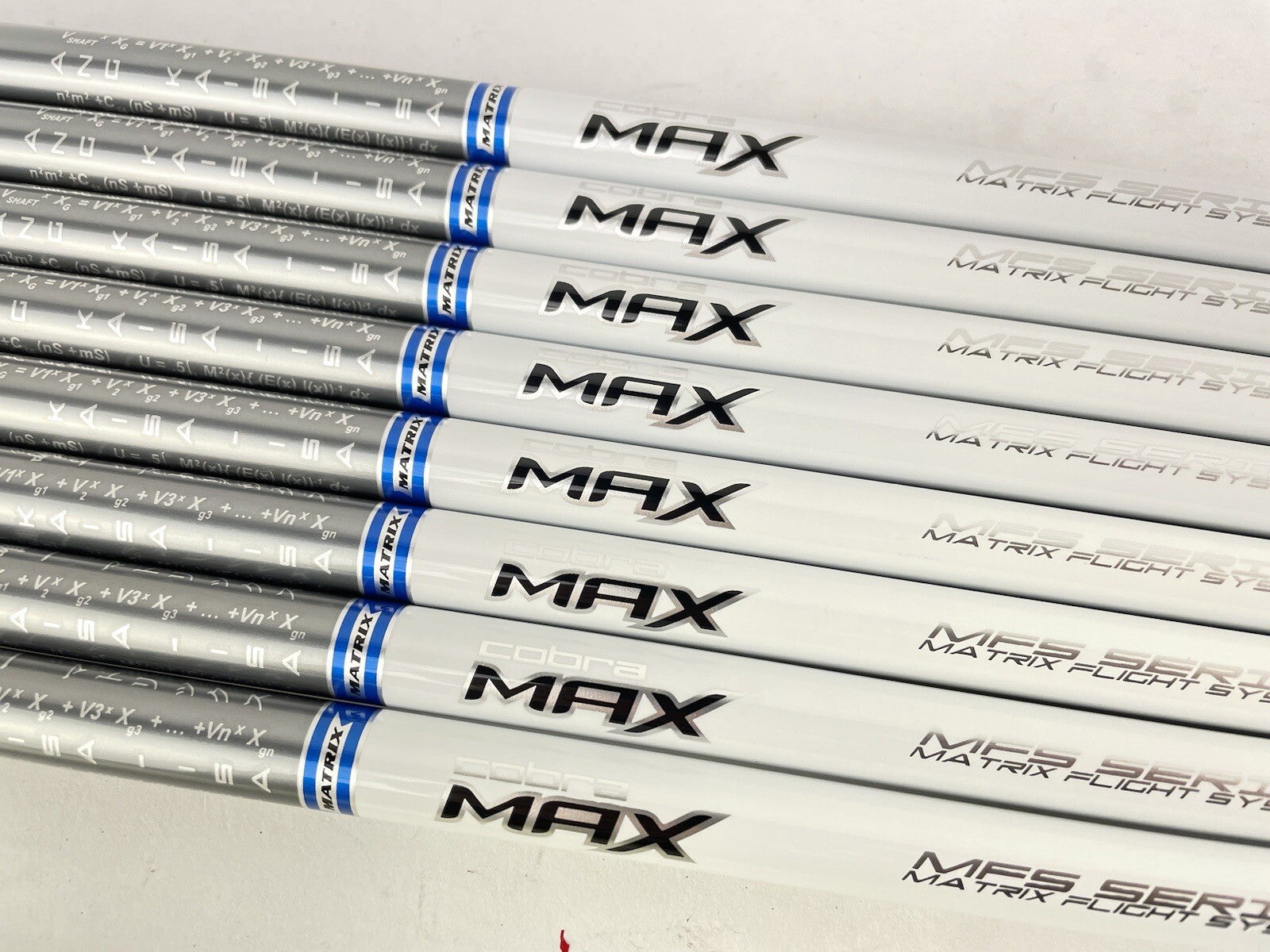 Matrix Ozik White Tie Iron Shaft Set (8) X4 Lite Senior Graphite 42”/0.370/138393