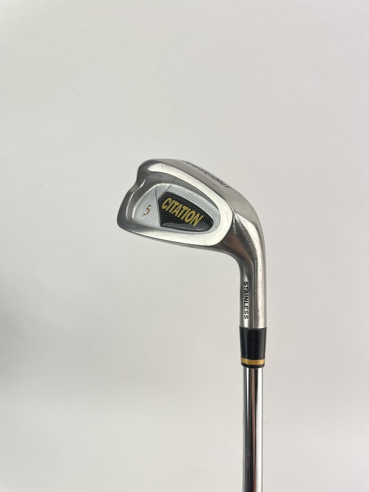 PowerBilt Golf 5 Iron Citation Regular Flex Steel /Right Handed /New Grip /181281