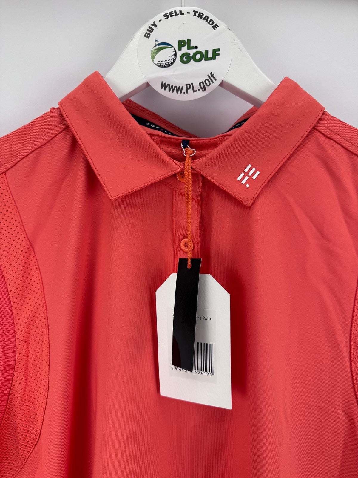 Forelson Stow Sleeveless Polo Women's XL Coral Golf Shirt Athletic Active/317967