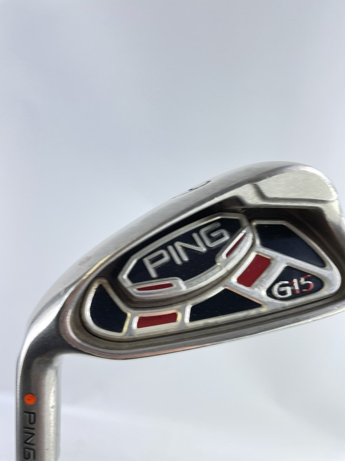 Ping G15 6 Iron Soft Regular (Senior) Graphite Orange Dot /Left Handed /70752