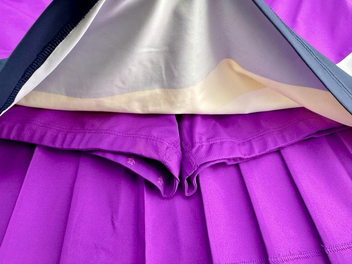 Women’s Original Penguin Colour Block Pleated Skort Size XL Brand New/ 300466