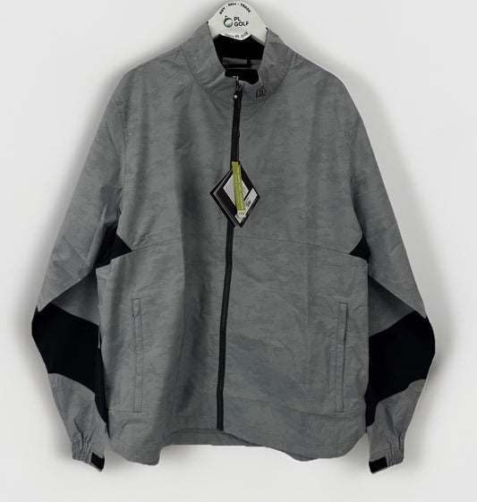 FootJoy Hydrolite X Jacket Mens Size XXL Grey Camo Waterproof Lightweight/334470