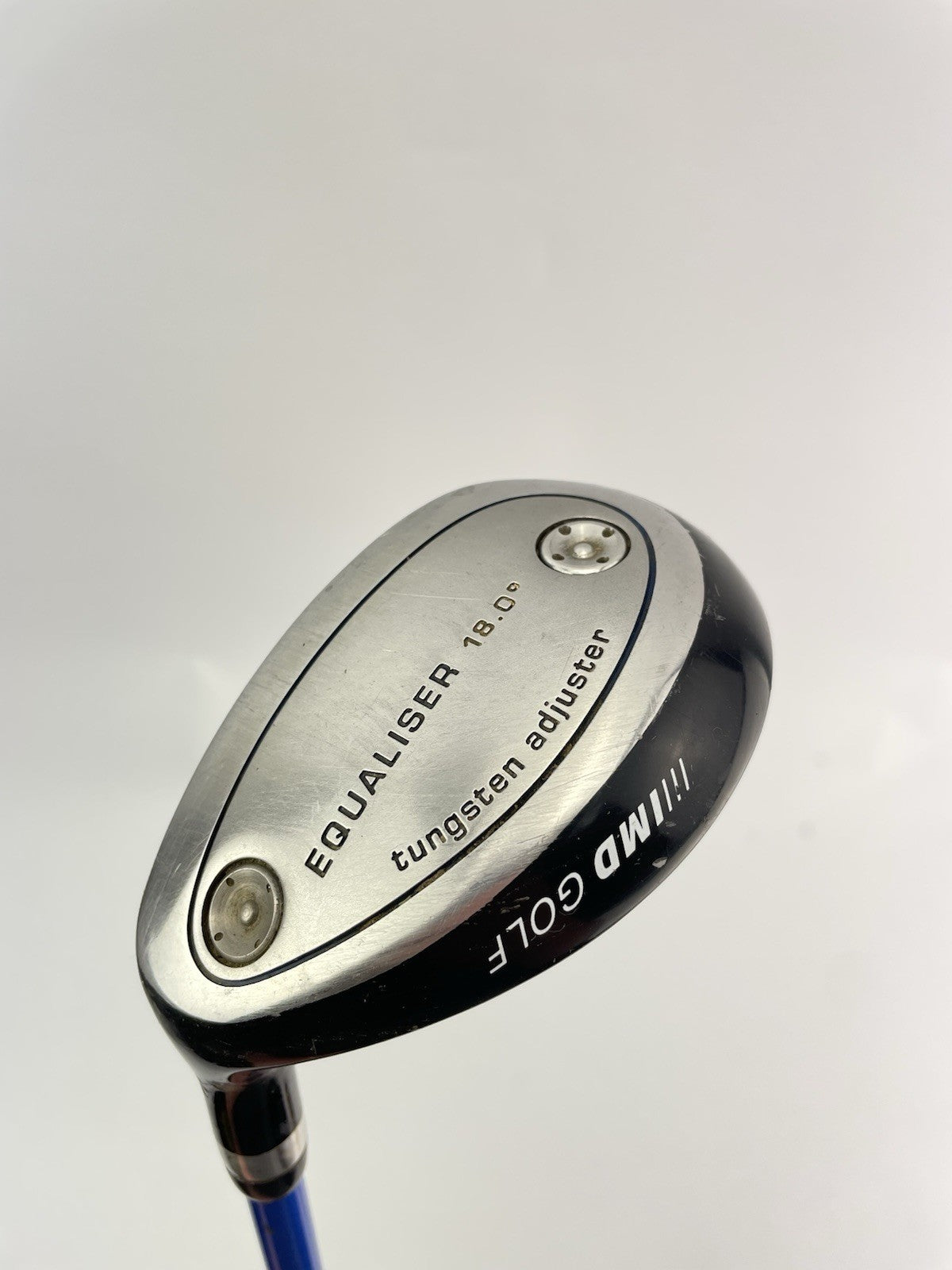 MD Golf Hybrid 18* Left Handed Equaliser Stiff Flex Graphite /New Grip /278193