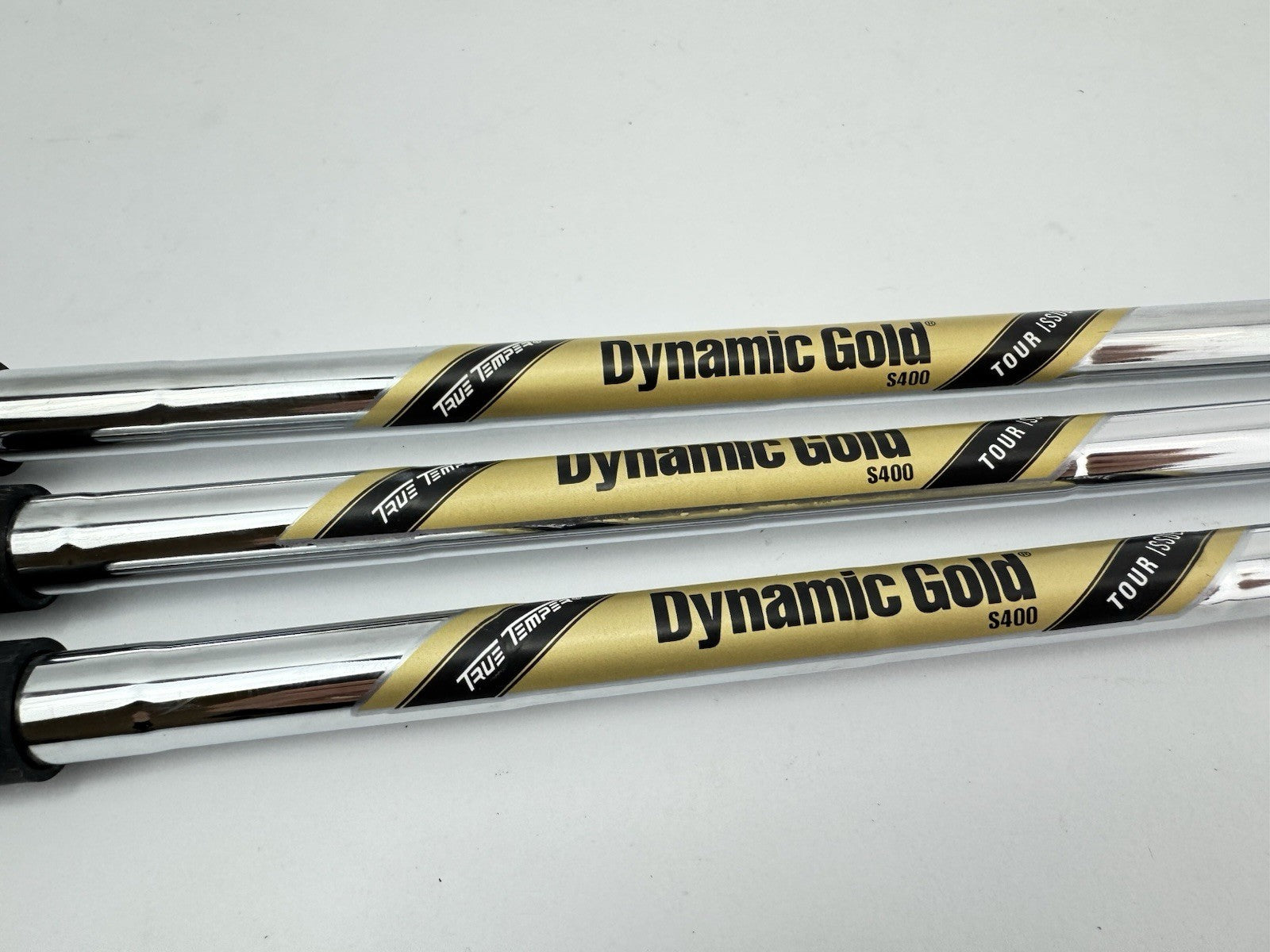 Dynamic Gold Tour Issue Wedge Shaft Set (3) S400 Flex Steel 0.355 Tapered /292762