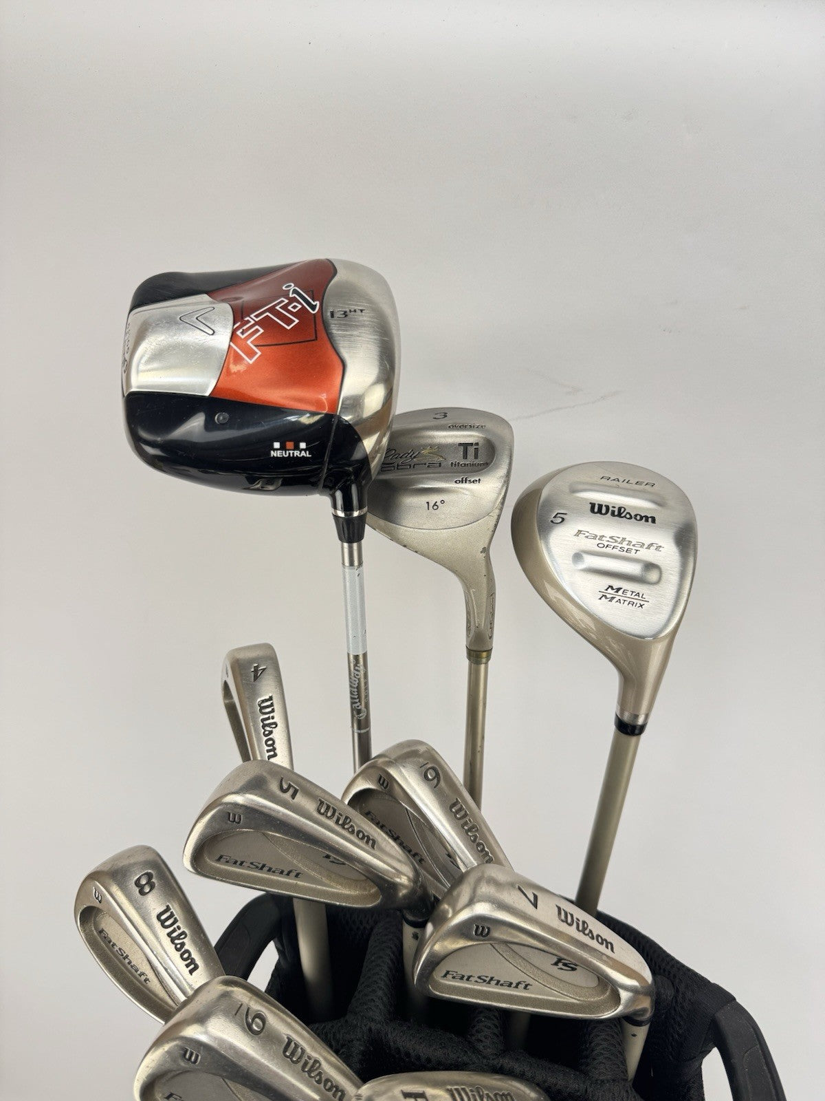 Ladies Golf Package Set Callaway/Wilson 12 Clubs /Right /Bag /New Grips /339882
