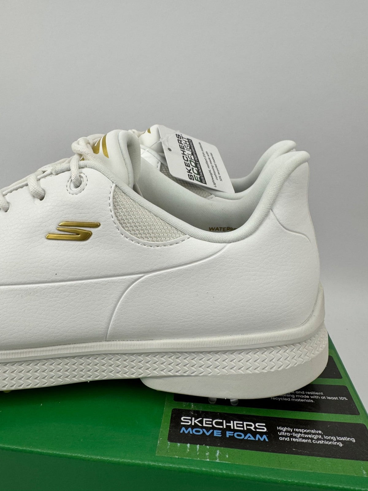 Skechers GoGolf Jasmine 2 Women's Golf Shoes Size UK 4 White Gold Comfort/371712