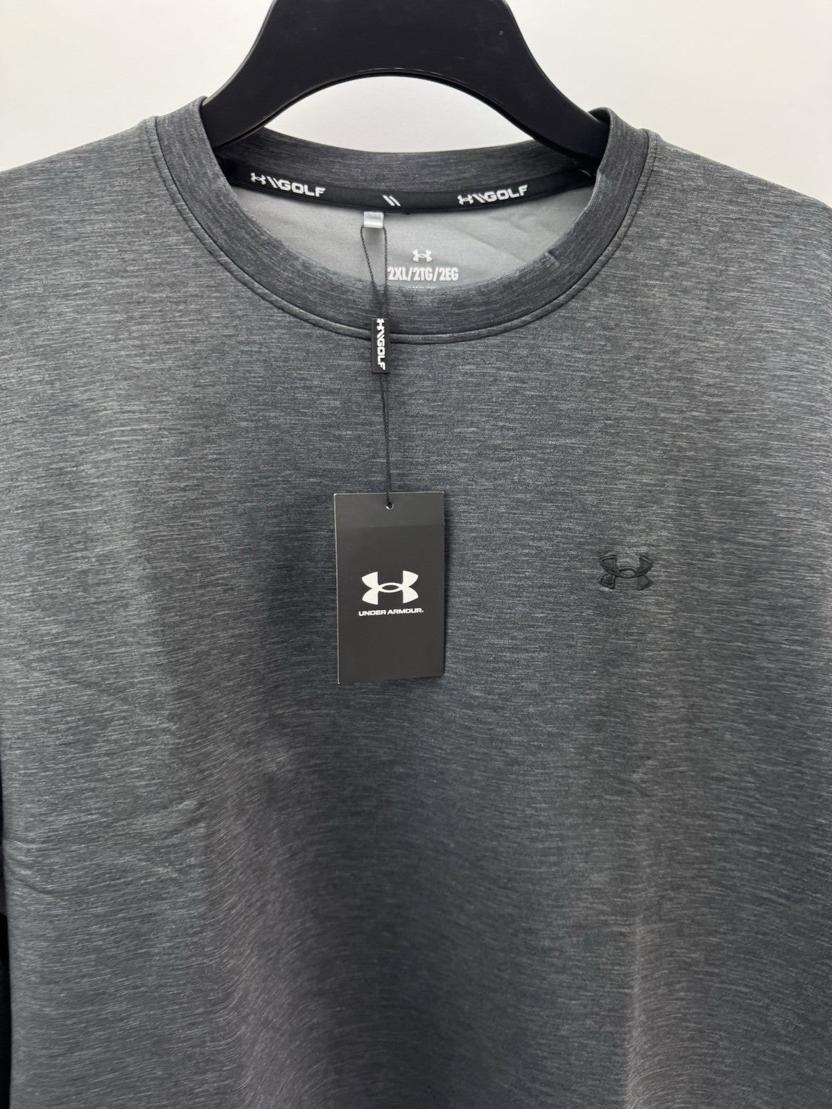 Under Armour Golf Pullover Drive Crew Midlayer UK XXL /Loose Fit /New /276503