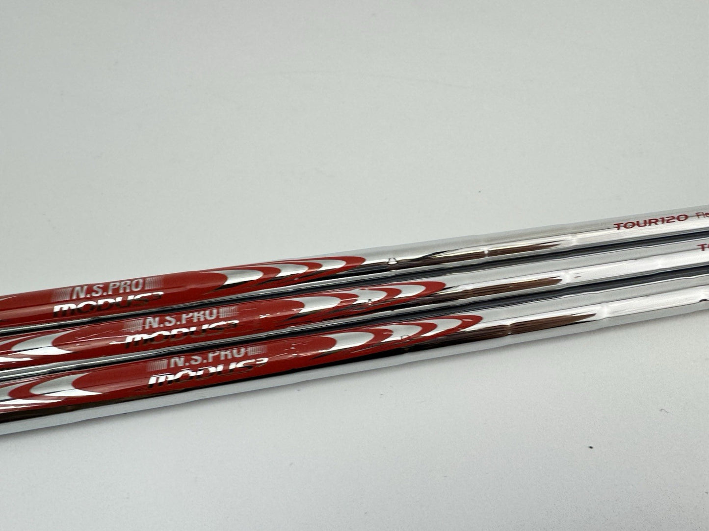 Nippon Modus3 Wedge Shaft Set (3) Tour120 Stiff Steel +1/2”/0.355 Tapered /285022