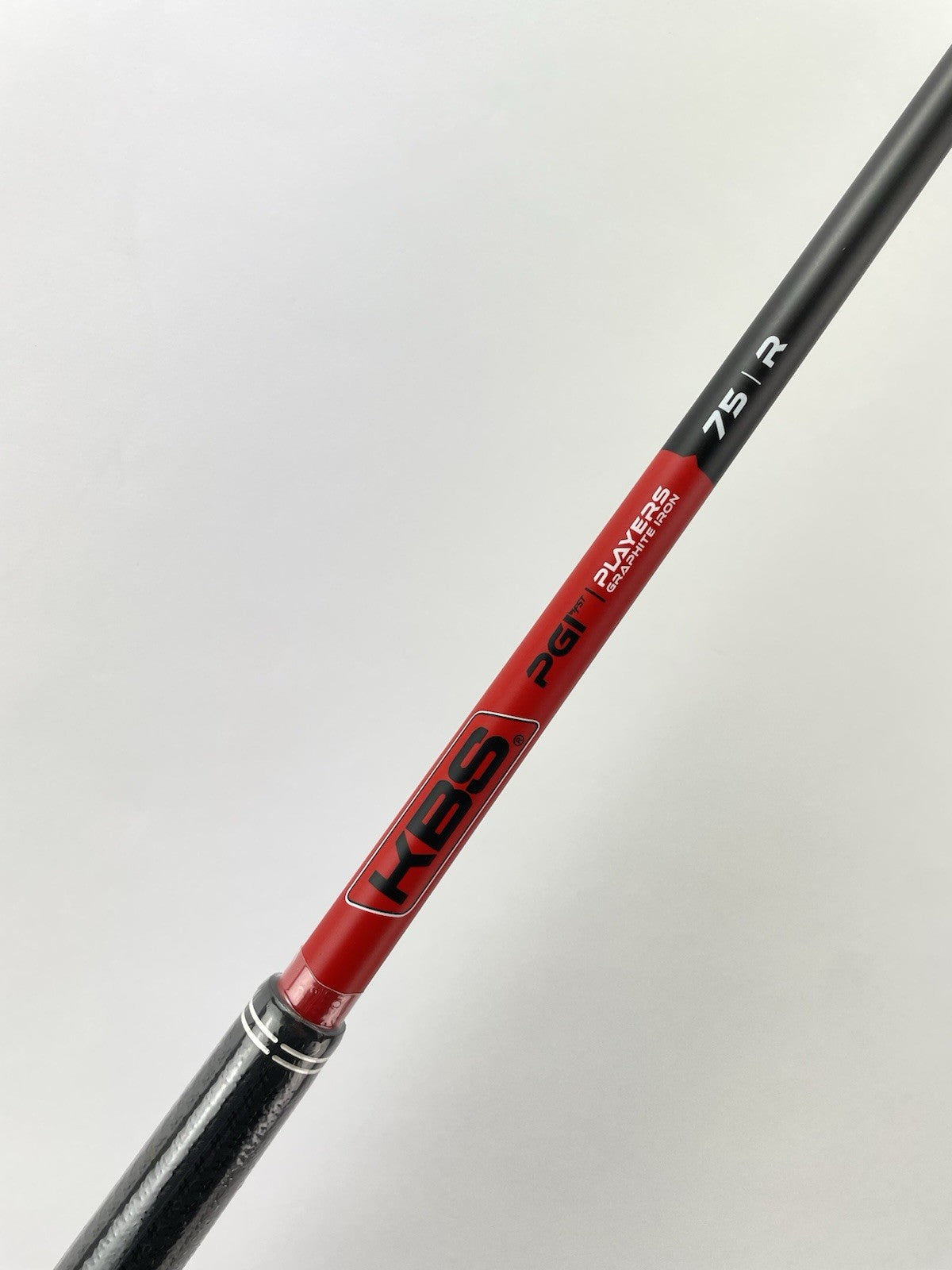 KBS PGI 75 Iron Shaft Regular Flex Graphite 35.75” /0.370 Parallel /Lamkin/298410