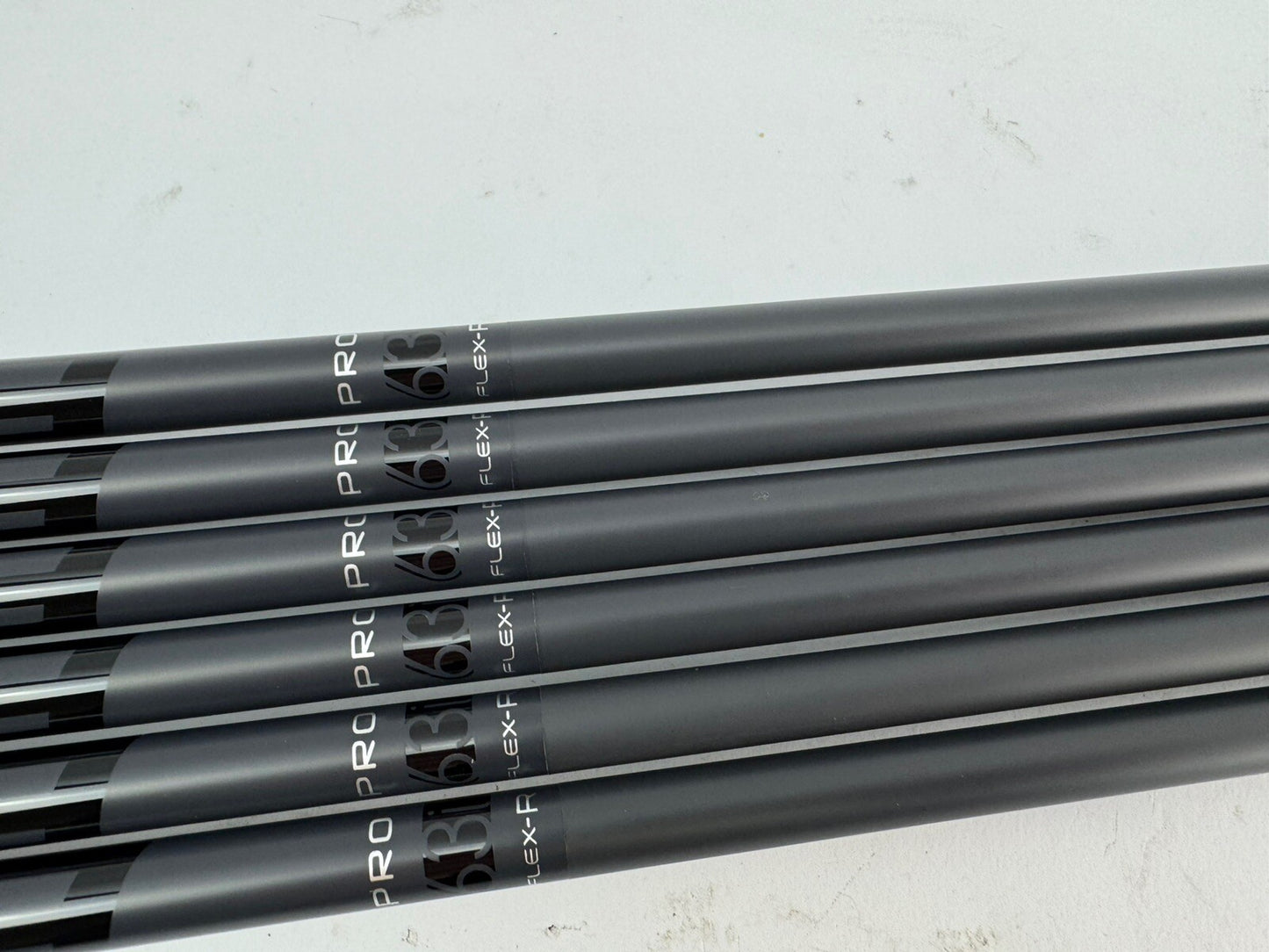 Fujikura Pro Iron Shaft Set (6) 63i Regular Flex Graphite/0.370 Parallel Tip/NEW5