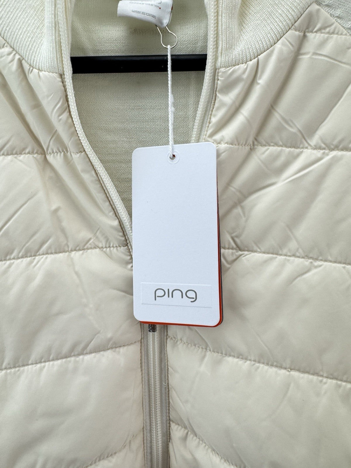 Ping Golf Ladies Jacket Fran Hybrid Full Zip UK 14 /Cream /New /279764