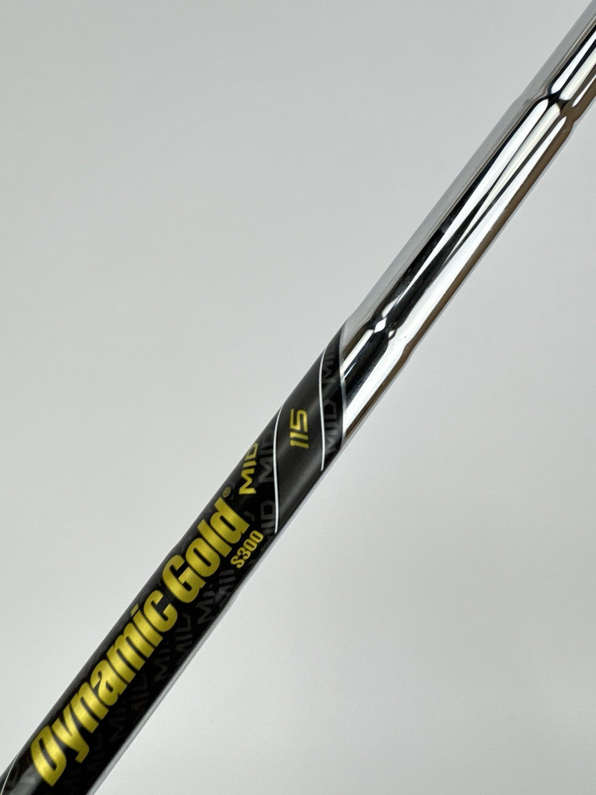 Dynamic Gold 115 Iron Shaft Mid S300 Stiff Flex Steel 36”/0.355 Tapered/325407