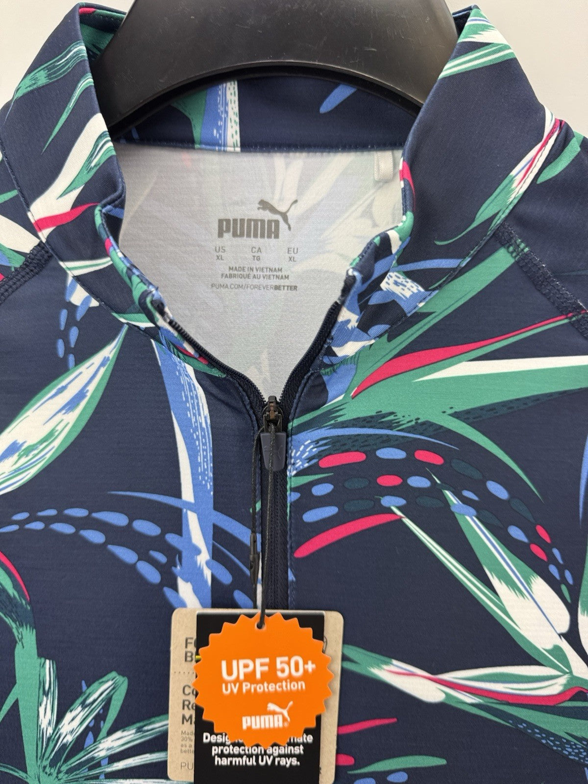 Puma Ladies Golf Pullover You-v Paradise Lightweight UK XL /New /223378