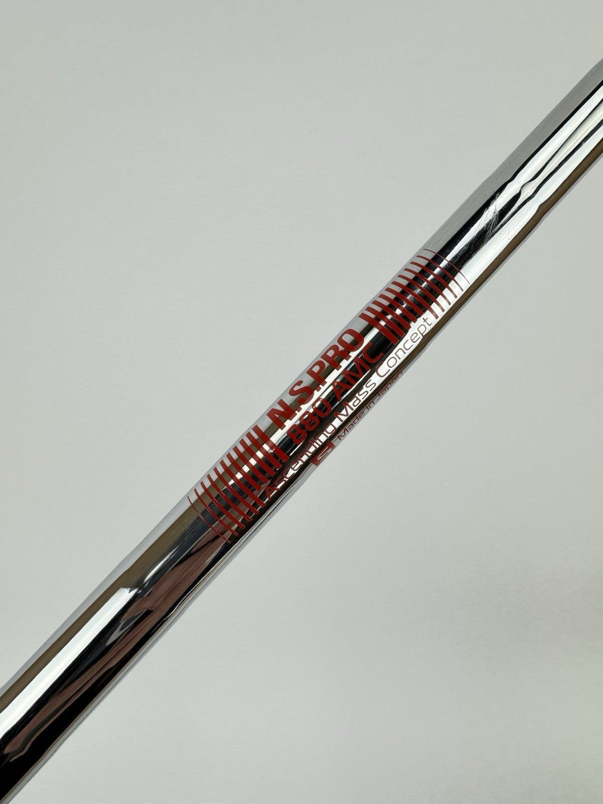 Nippon AMC 880 Iron Shaft Stiff Flex Steel 35.25” /0.355 Tapered /327120