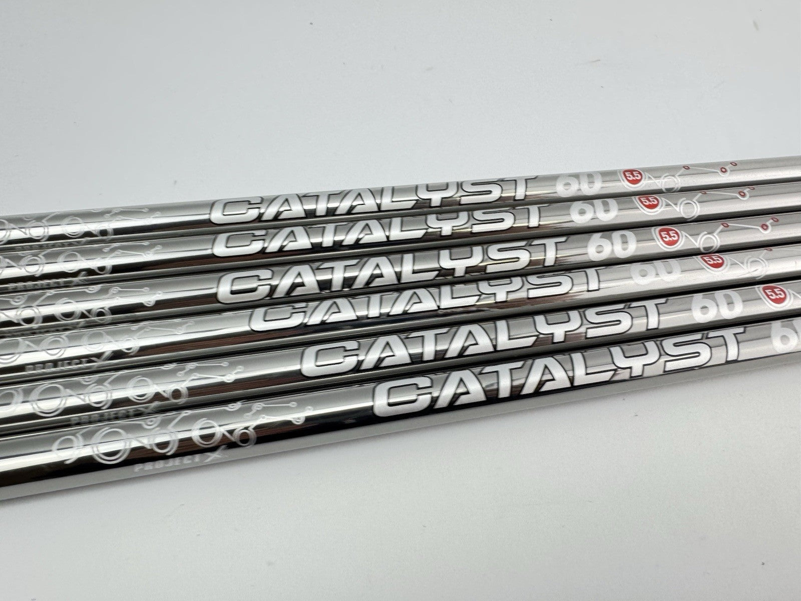 Catalyst 60 Iron Shaft Set (6) 5.5 Regular Flex Graphite /0.355 Tapered /336512