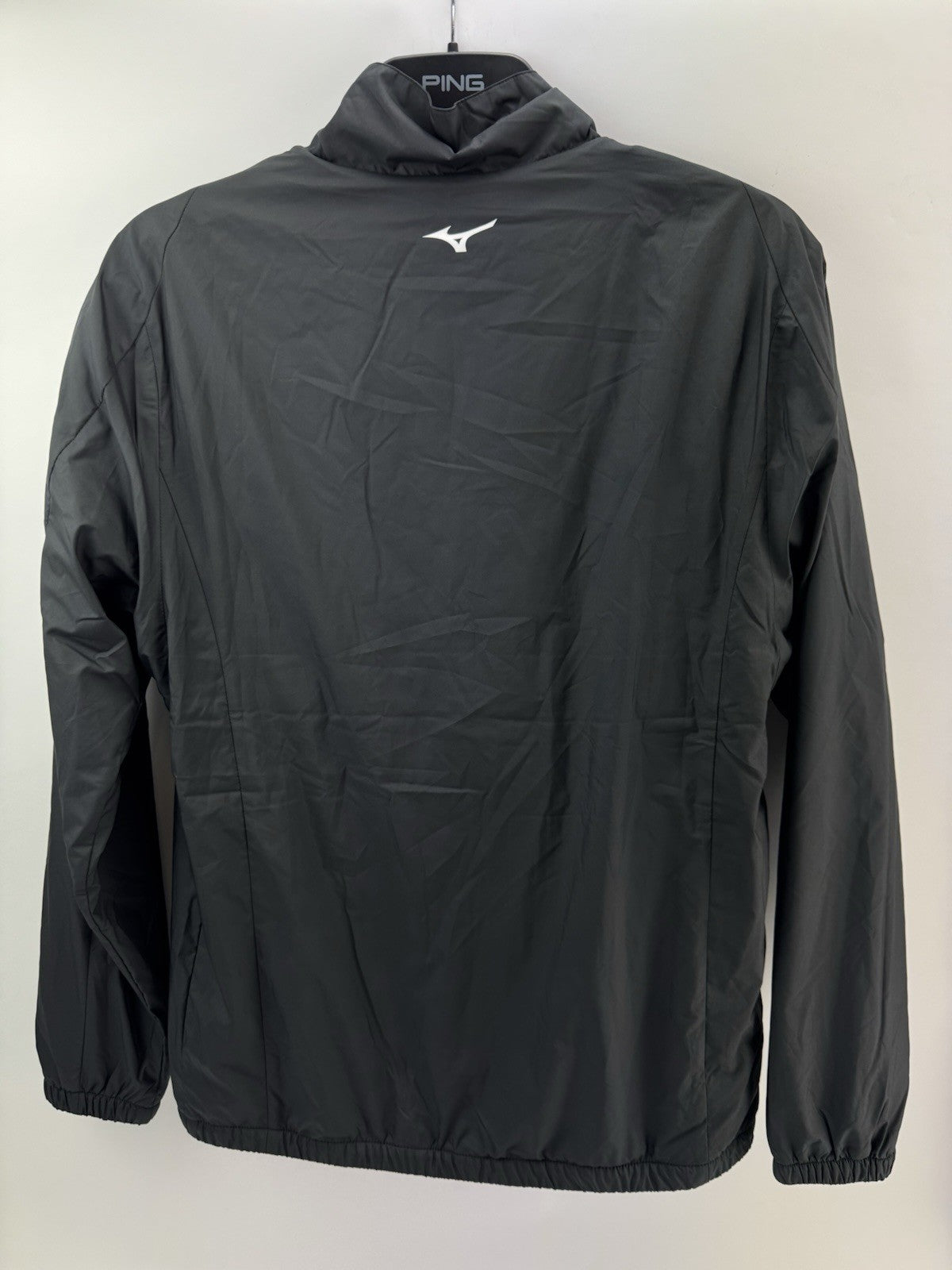 Mizuno Motion Golf Jacket Move Tech Lined Full Zip UK Medium /Black /New /2328210
