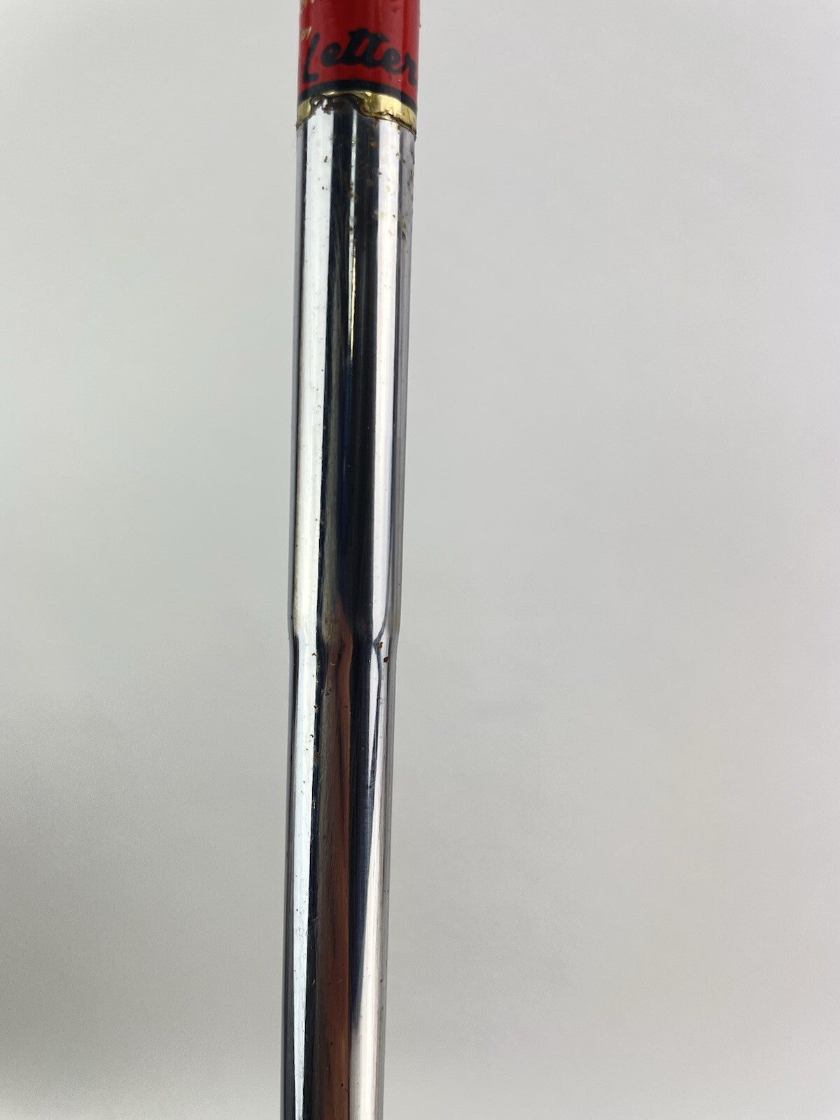 Golden Goose Brass Putter Blade John Letters 35" /Right Handed /New Grip /1768613